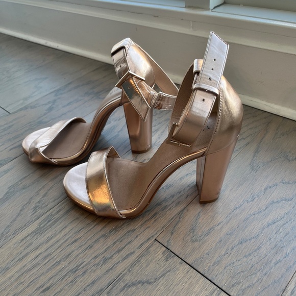 Torrid Metallic Gold Heels - Picture 3 of 3